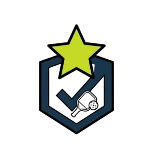 Ilustracao de selo de avaliacao de pickleball